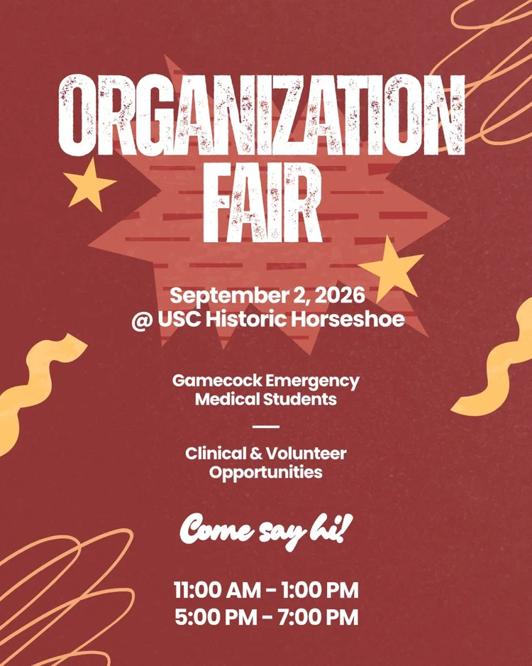 Organization Fair flyer — September 2, 2026 at the USC Historic Horseshoe